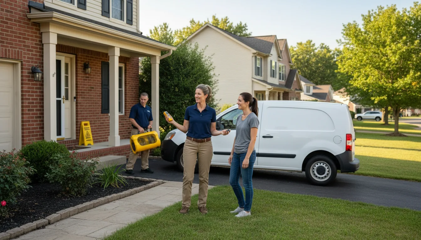 Water restoration image for Water Damage & Restoration Services in Trimble, TN